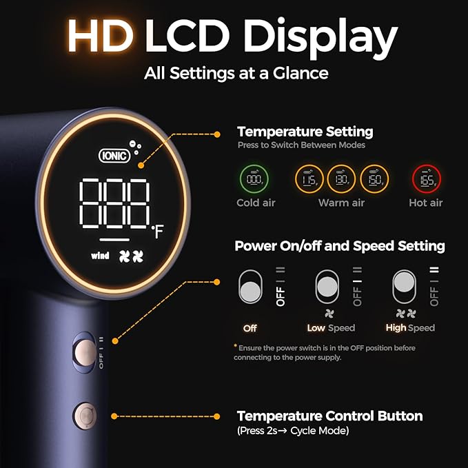 High-Speed Hair Dryer Pro | Trusted by Pro Stylists, Heat Damage Protection & - Image 7