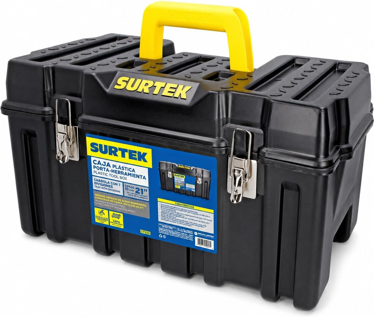 surtek tool box - 21" x 11" x, main product view
