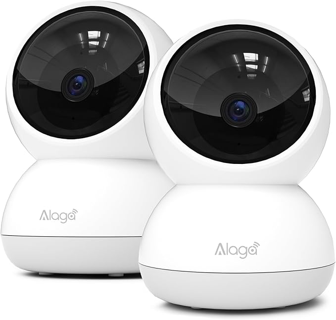 Alaga Indoor Security Camera, 3K 5G and 2.4G WiFi, 360° Pan/Tilt, by Alagabrandflagship