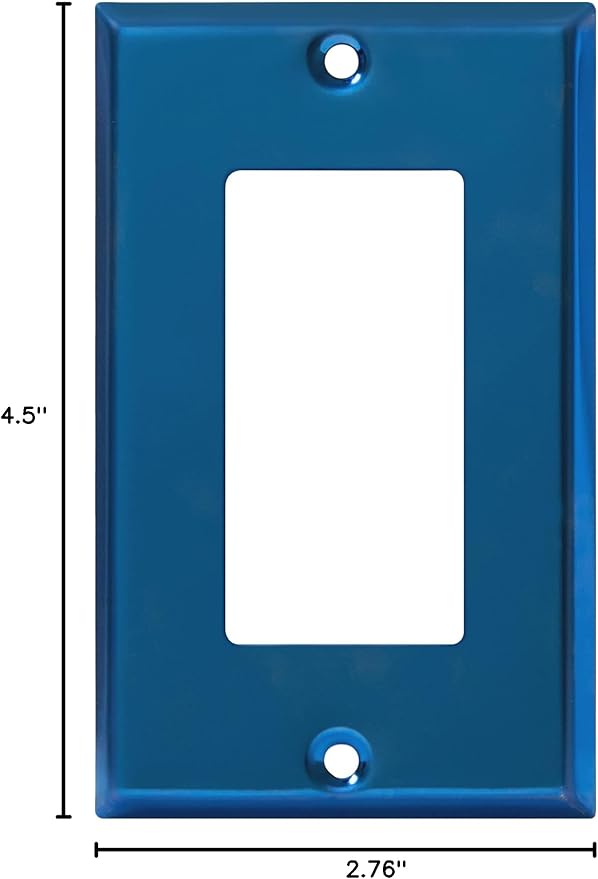 ENERLITES Decorator Switch Metal Wall Plate, Stainless Steel Outlet Cover - Image 8