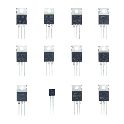 Minidodoca 12 Values 80 Pcs MOSFET Transistor Assortment Kit N&P Channel MOSFET - Image 3