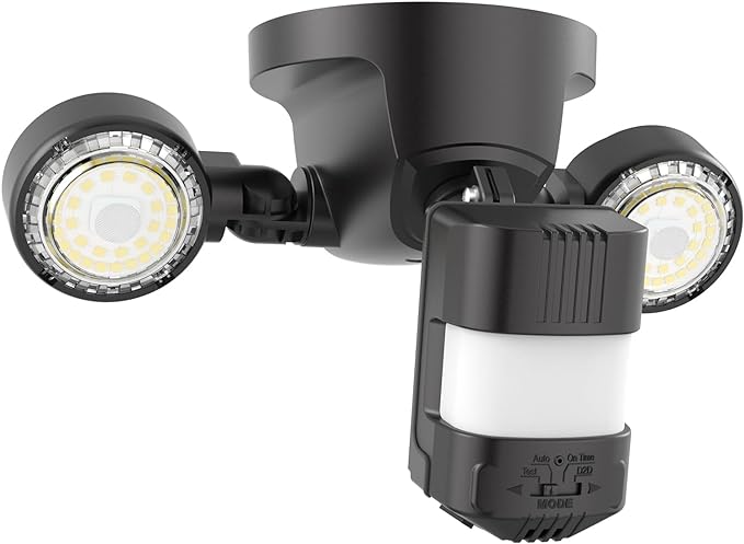 SANSI 25W 3000LM Motion Sensor Outdoor Security Lights, 5000K Daylight by SANSI