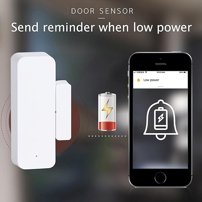 WiFi Door Sensor Window Detector: Smart Window Contact Sensor, Wireless - Image 6