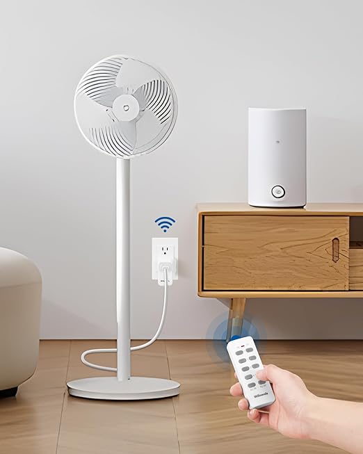 Remote Control Outlet, WILAWELS Wireless Remote Light Switch, Programmable - Image 9