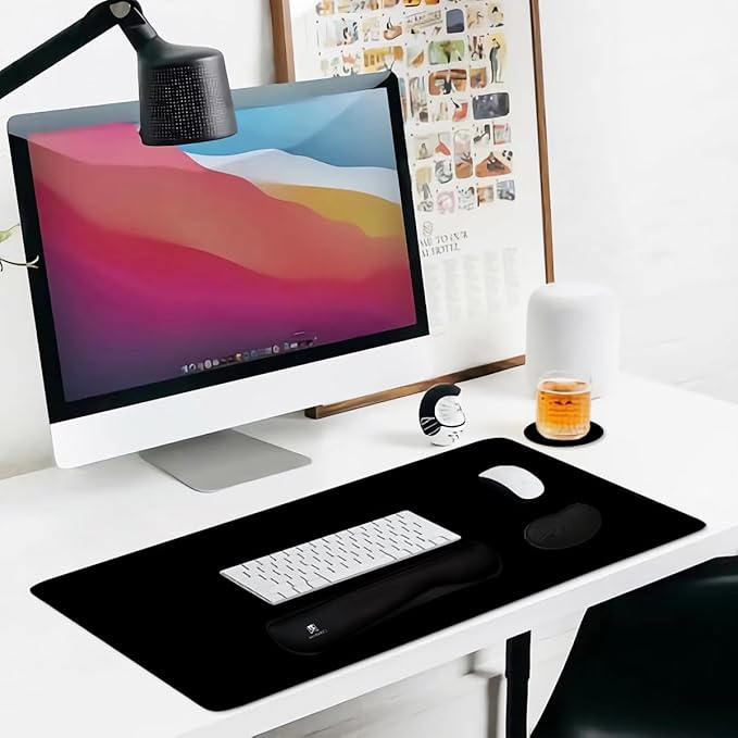 4-in-1 Large Gaming Mouse Pad, Keyboard Wrist Rest Pad & Wrist Support Mousepad - Image 7