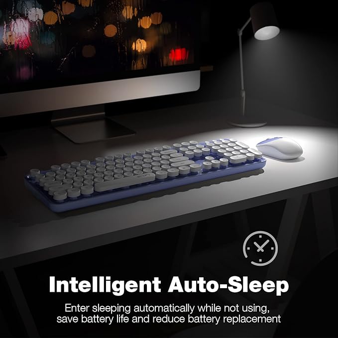 MOFII Wireless Keyboard and Mouse Combo, Computer Full Size 2.4G Plug and Play - Image 4