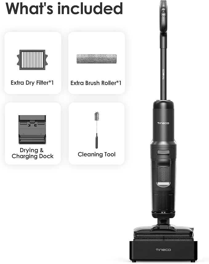 Tineco Floor One S7 Stretch Steam Cordless Wet Dry Vacuum Steam Mop All-in-One - Image 8