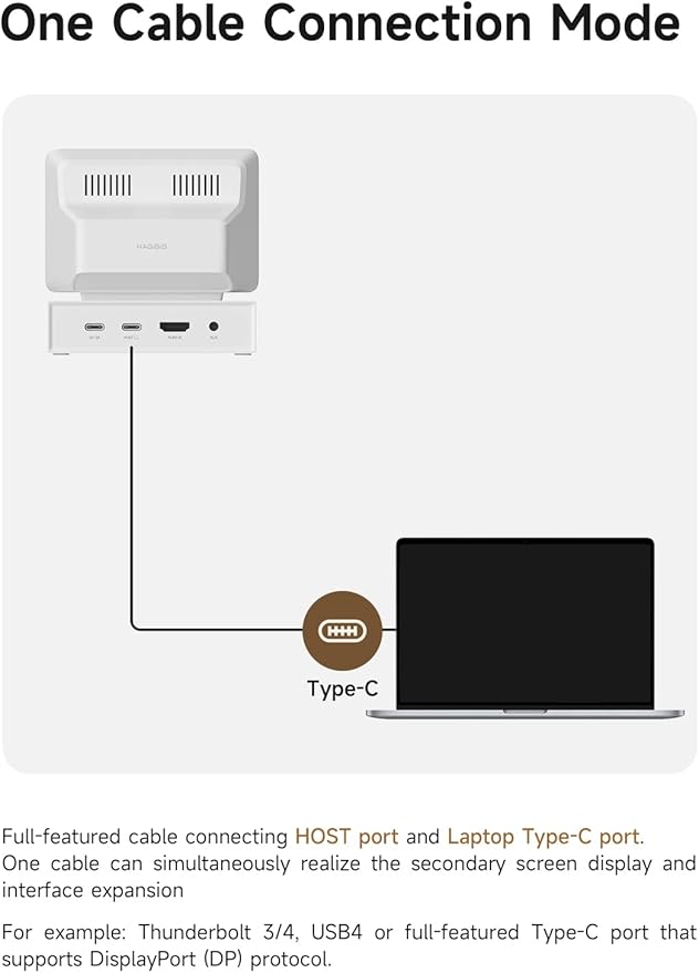 Hagibis 3.5inch IPS USB Mini Screen - Image 4