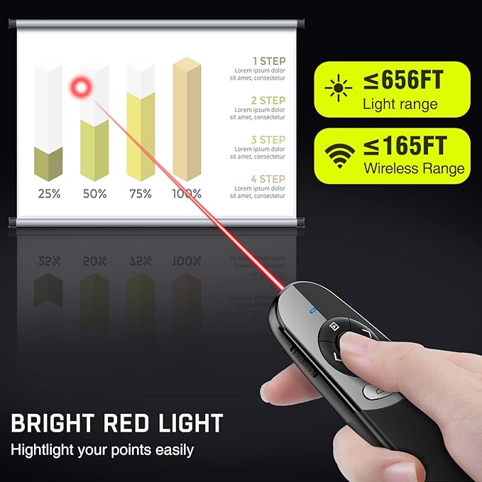 2 in 1 USB Type C Presentation Clicker - Image 5