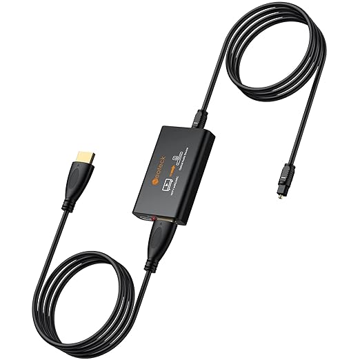 Neoteck ARC/eARC Audio Extractor, HDMI ACR Audio to Optical Extractor by Neoteck