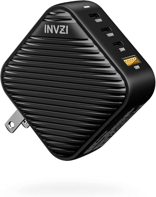 INVZI GaNHub 100W USB C Charger Multiport, GaN III 4-Port USB Charging Station by INVZI