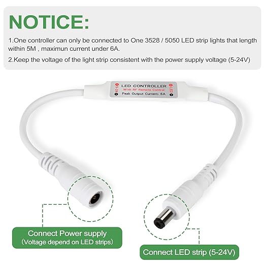 RF Mini Wireless LED Remote Controller - Image 3
