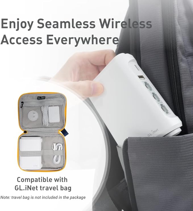 GL.iNet GL-SFT1200 Portable WiFi Travel Router, Mini VPN Wireless Router - Image 2