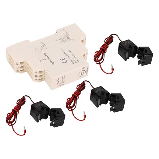 100A 3 Phase Power Meter Energy Consumption Electricity Usage Monitor - Image 3