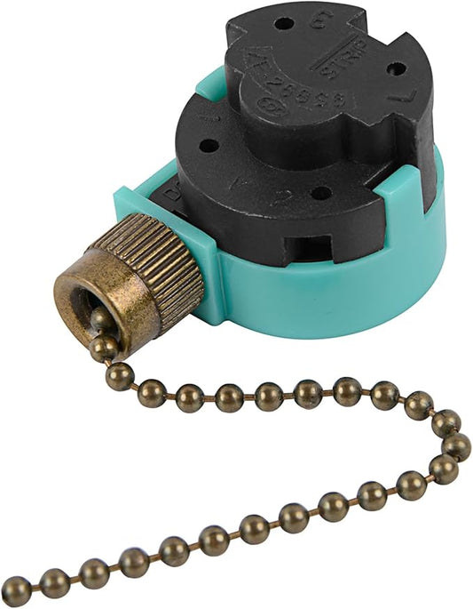 Ceiling Fan Switch ZE-268S6, Ceiling Fan Pull Switch, 4 Wire Fans Accessories by Bsentster