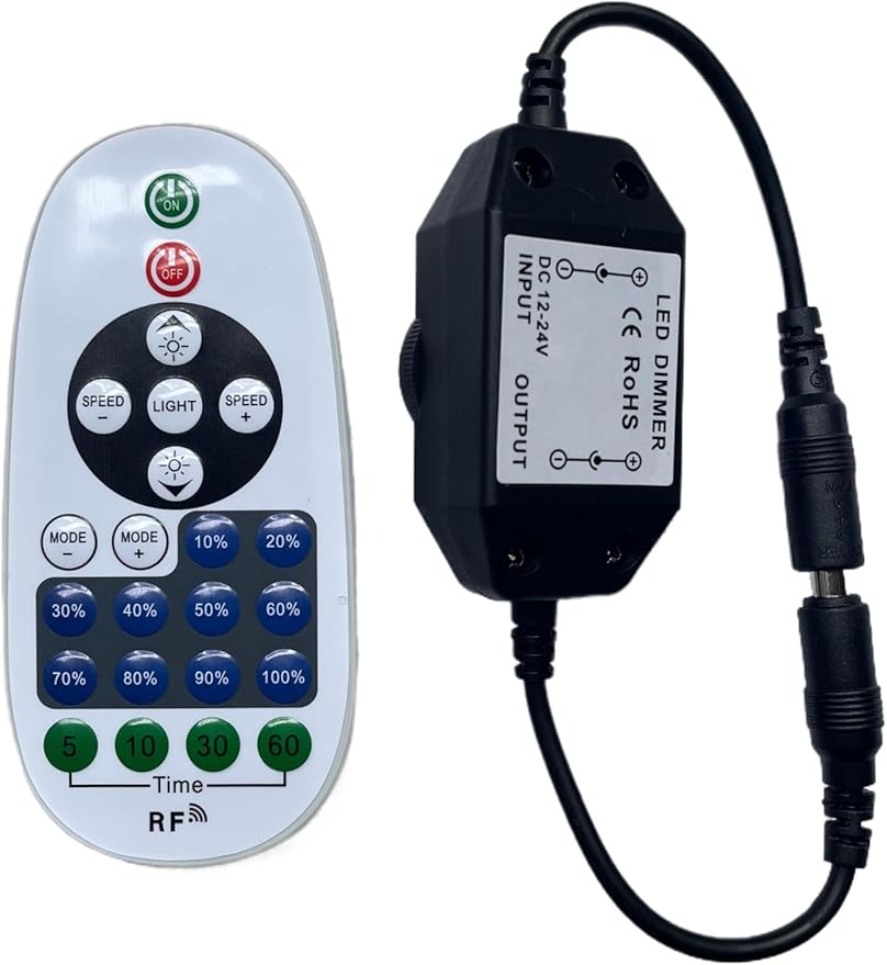 RF Single-Color LED Dimmer Light Controller, Replacement Remote - Image 5