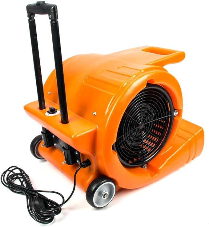 SUNMAX RT900A 3-Speed Air Mover 1.3HP 5000 CFM Powerful Floor Blower Carpet - Image 2