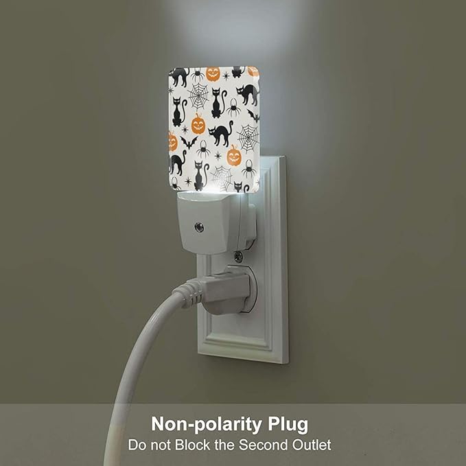 FSHVQKD Halloween Black Cat Night Light, Plug Into Wall - Image 5
