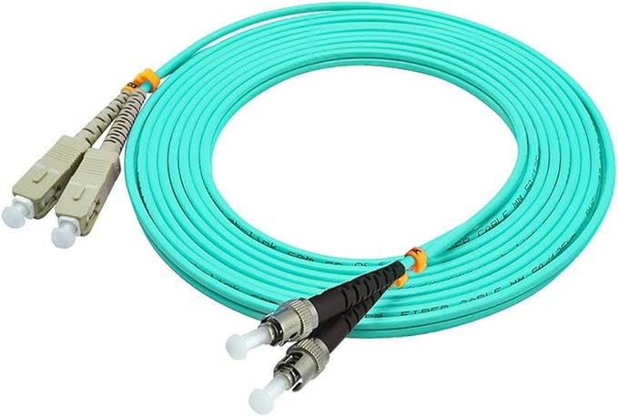 Jeirdus 1Meter 3ft SC to ST Duplex 50/125 10G OM3 Multi-Mode Fiber Optic Cable - Image 4