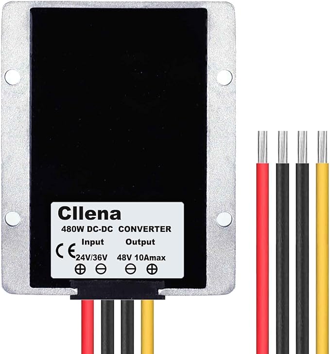 Cllena DC/DC 24V 36V to 48V Boost Converter 10A 480W Step Up Voltage Regulator - Image 4