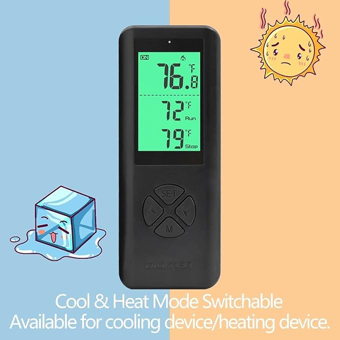 DIGITEN Temperature Controller Wireless Thermostat Outlet Greenhouse Thermostat - Image 5