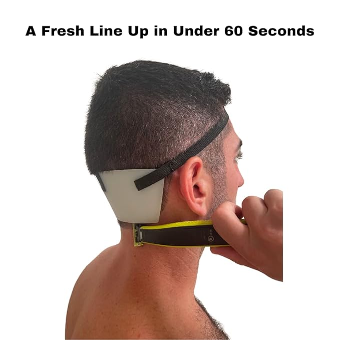 EdgUp 2.0 - Neckline Shaving Template and Hair Cutting Guide | DIY Self - Image 6
