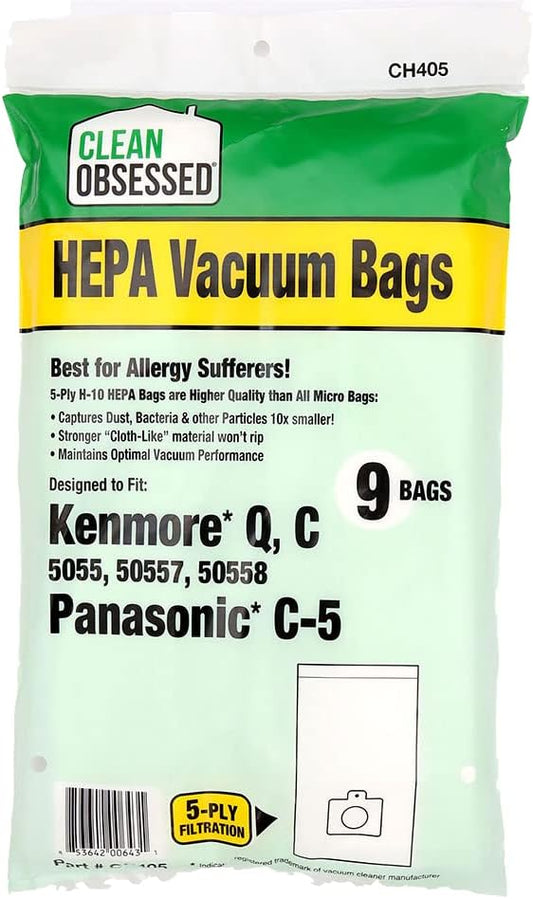 Clean Obsessed H-10 HEPA Bags Replacement by Clean+Obsessed