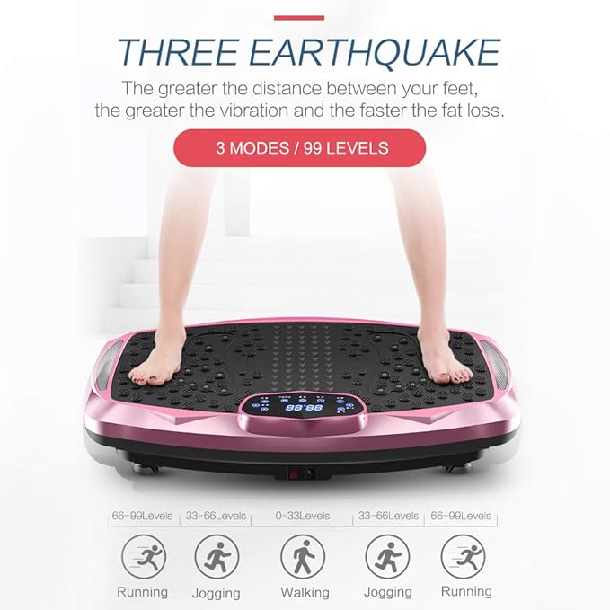Vibration Plate Exercise Machine Whole Body Workout Vibration Fitness Platform - Image 5