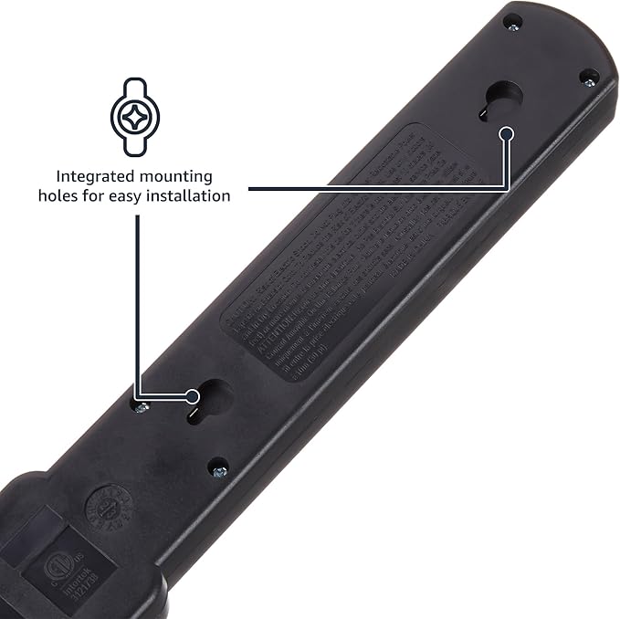 Amazon Basics Surge Protector Power Strip, 6-Outlet - Image 3