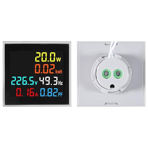 Alinan 6 in 1 AC Display Meter AC50-300V 100A 110V 220V Voltage Power Factor - Image 3