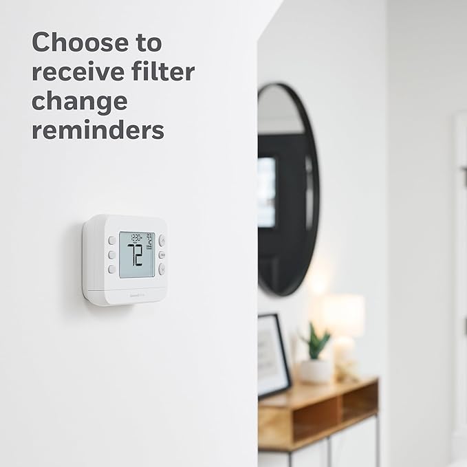 New! Honeywell Home Programmable Thermostat, Single-Stage, 1 Heat/1 Cool - Image 8