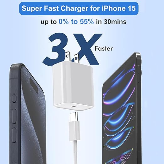iPhone 15 Charger, iPhone 15 Charger Fast Charging, 20W Type C USBC - Image 2
