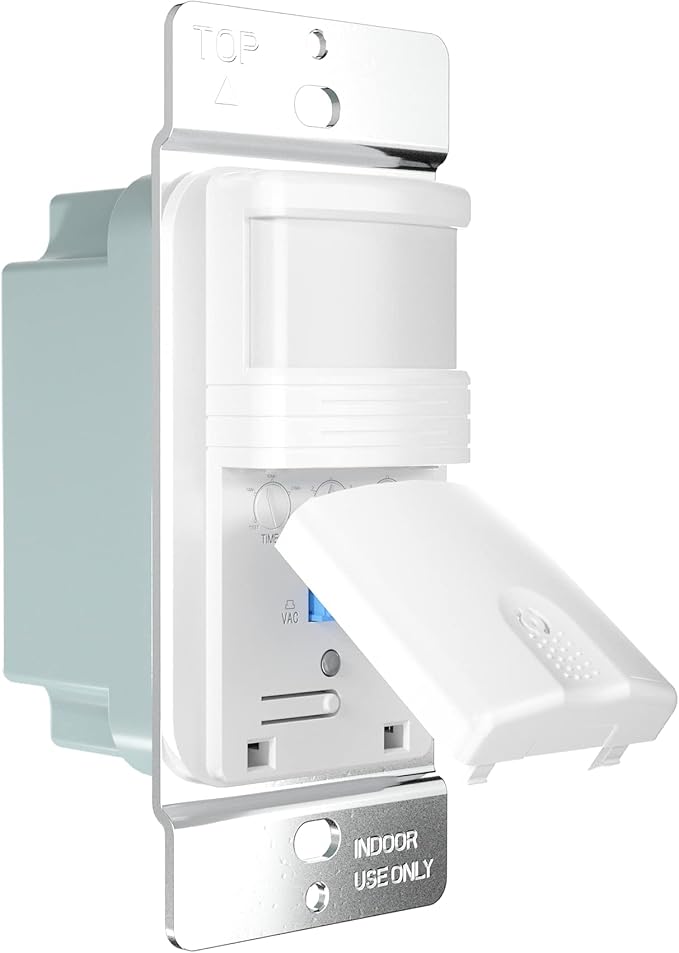 EverElectrix 2 Pack Motion Sensor Light Switch, Neutral Wire Required, Single - Image 7