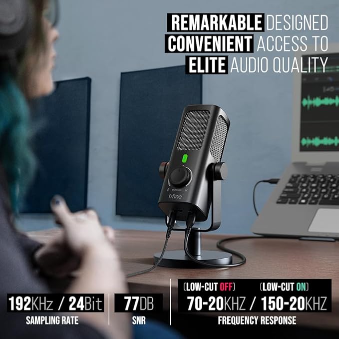 FIFINE USB-Podcast-Condenser-Microphone - Image 3