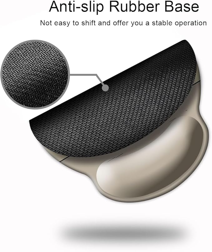 Ergonomic Mouse Pad with Wrist Support, Mouse Pad with Wrist Rest, Relieve - Image 5