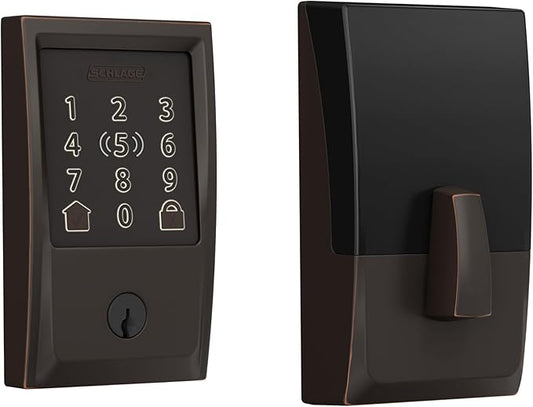 Schlage BE499WB CEN 716 Encode Plus WiFi Deadbolt Smart Lock, Keyless Entry by SchlageLockCompany