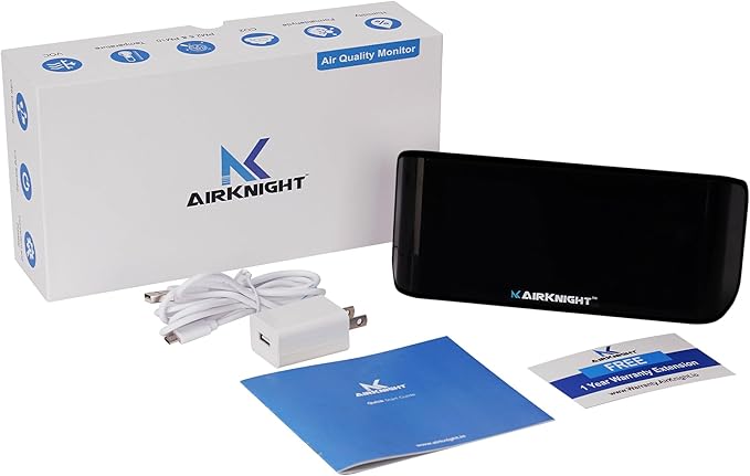 AirKnight Premium Indoor Air Quality Monitor Indoor & Air Quality Sensor. VOC - Image 4
