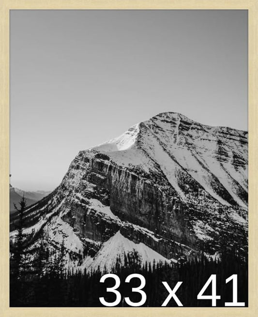 Frame It Easy 33 x 41 Wheat Wood Frame by FrameItEasy