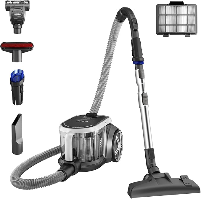 Eureka Bagless Canister Vacuum Cleaner, Lightweight Vac by Eureka