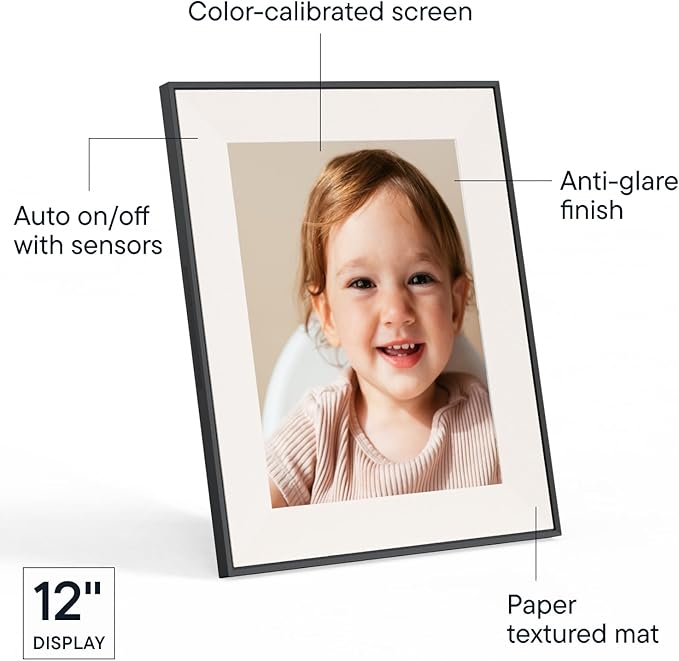 Aspen 12" | Aura's Most Versatile HD Digital Picture Frame - Image 2