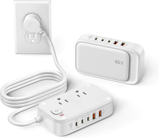 KWRNVO 7-in-1 Power Strip, 85W PD USB C Power Strip by Unknown