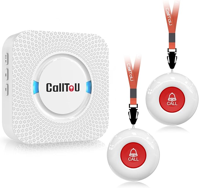 CallToU Elderly Monitoring Call Button Wireless Caregiver Pager Smart Senior by CallToU