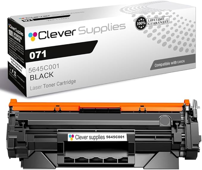 CS Replacement Compatible with Canon 071 Toner Cartridge 5645C001 to use with by CleverSupplies