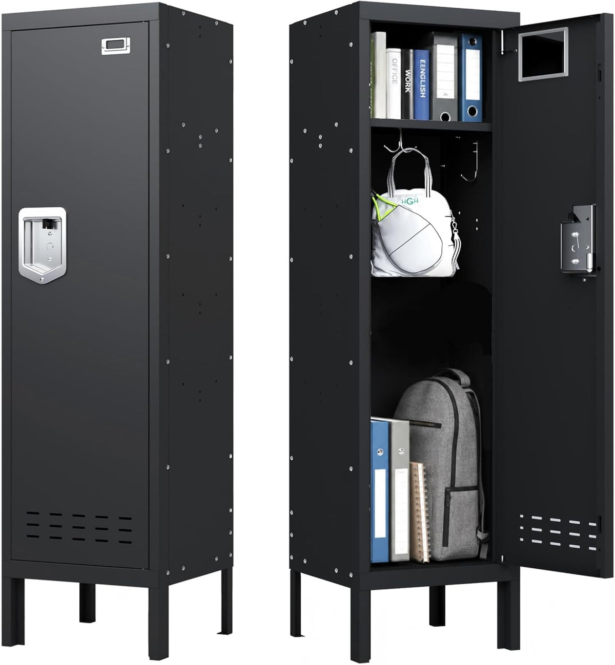 xyvaly 72" 6 door 16-gauge steel employee lockers, main product view