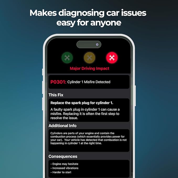 FIXD Bluetooth OBD2 Scanner for Car - Image 4