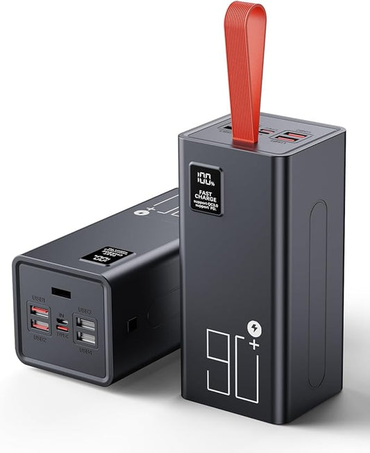 90000mAh High Capacity Power Bank, 30W Fast Charging Portable Charger PD&QC 3.0 by Unknown