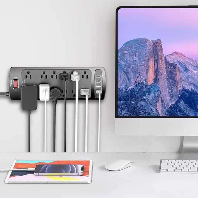 Power Strip, ALESTOR Surge Protector - Image 4
