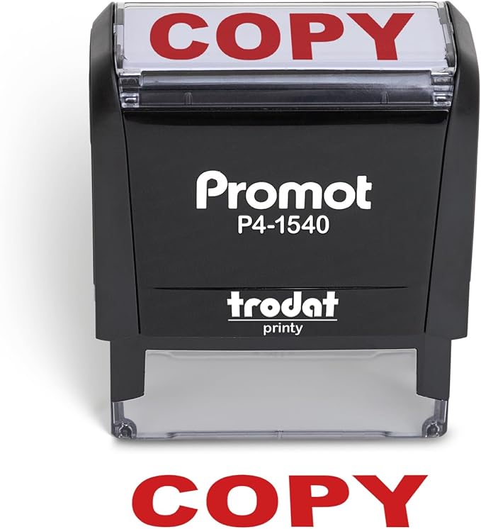 Promot Copy Self Inking Rubber Stamp by PROMOT