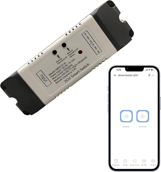 Newgoal 2 Channel EWelink Wireless Switch by Newgoal