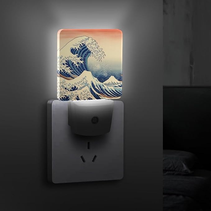 YKJAHSD Ocean Waves Night Light, Plug into Wall Decor Nightlights - Image 3